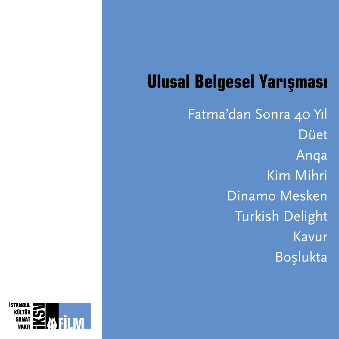ist_filmfest's tweet photo. Belgesel sinemayı ve belgeselcileri desteklemek amacıyla düzenlenen "Ulusal Belgesel Yarışması" yılın önemli 8 belgeselini bir araya getiriyor. 🙌

#istanbulfilmfestivali https://t.co/lrcNRiK3Iq