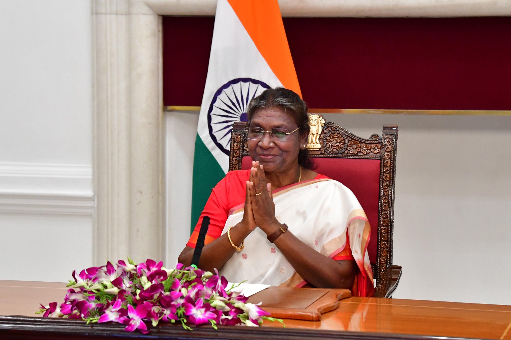 President of India on Twitter "President Droupadi Murmu graced the