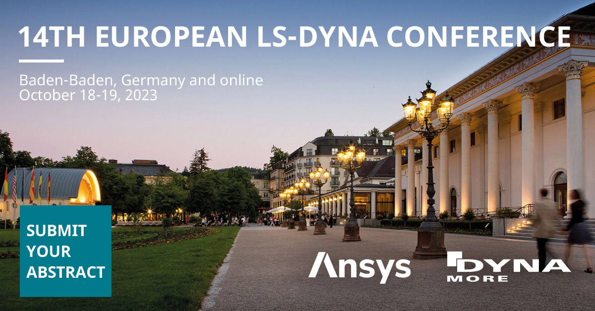Submit your Abstract for the 14th European LS-DYNA Conference! October 18-19, 2023, Baden-Baden, Germany
dynamore.de/en/training/co…
#lsdyna #ansys #dynamore
