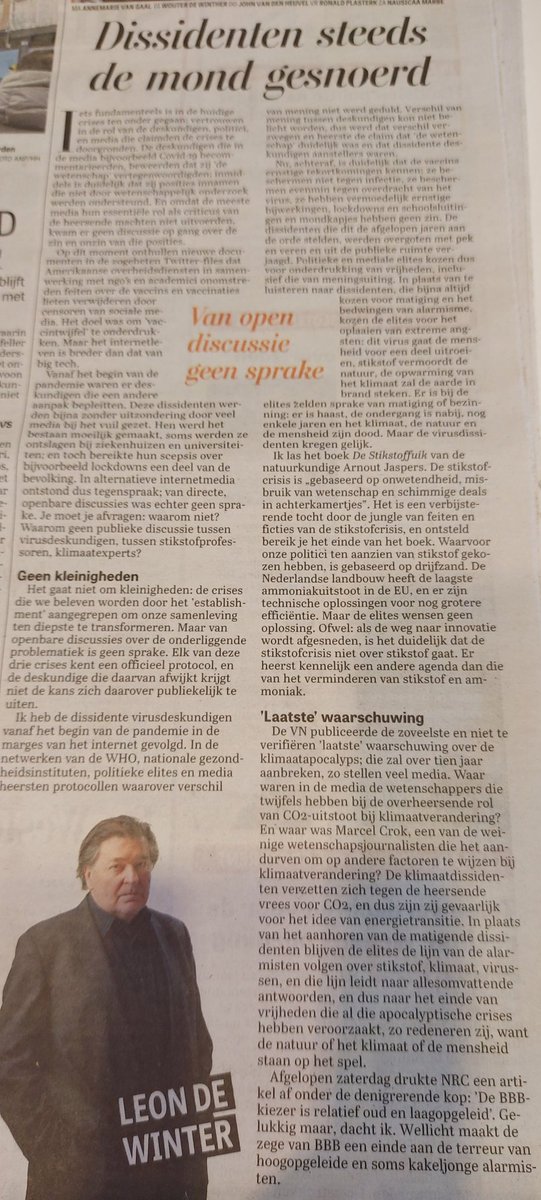 EradusAnne's tweet photo. Super goed stuk weer van @leondewinter https://t.co/depWe6JqZX