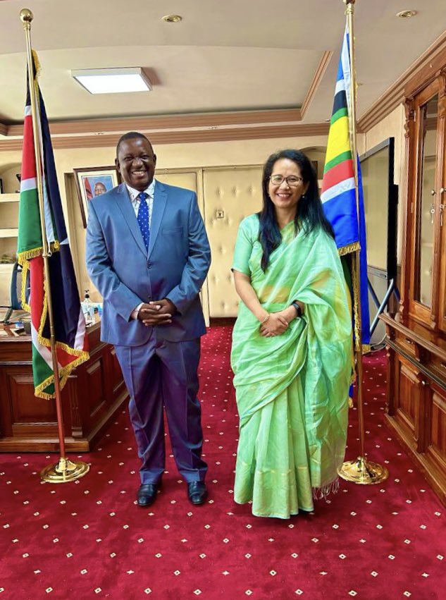 India in Kenya on Twitter "High Commissioner met Hon. Salim Mvurya