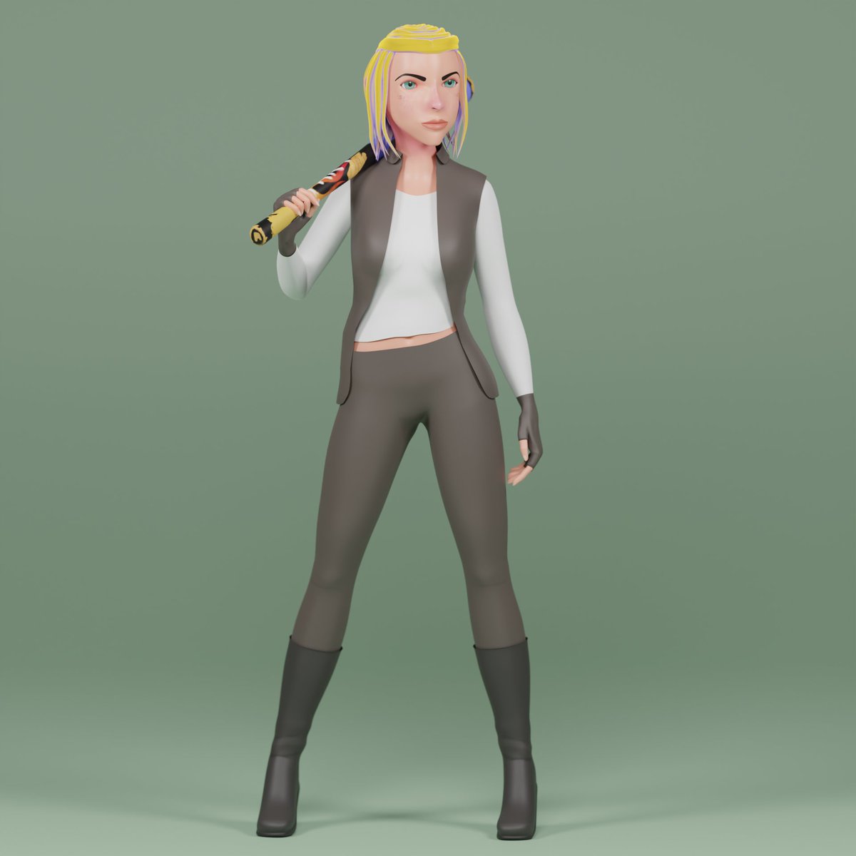 cheesy0023's tweet image. Just completed the Anime Character Creator course by @grantabbitt @GameDevTV. Really pleased to have learnt a lot.
#blender #gamedevtv