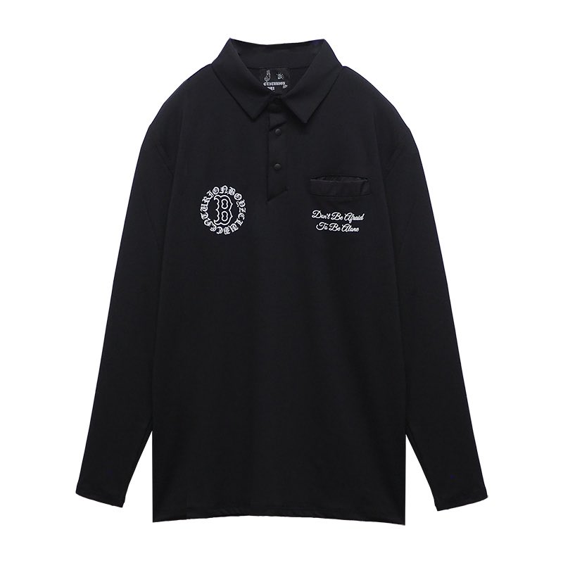 CenturionBoyz's tweet photo. 【New Release Item】

◆L/S STERTCH POLO SHIRTS
CODE : CBC-044
SIZE : M〜XL
COLOR : BLK
MATERIAL : ポリエステル 95% ポリウレタン 5%

#centurionboyzclub #cbcgolf #lsstretchpoloshirts

https://t.co/phXzP4dTzd https://t.co/W4p3KMNcJI