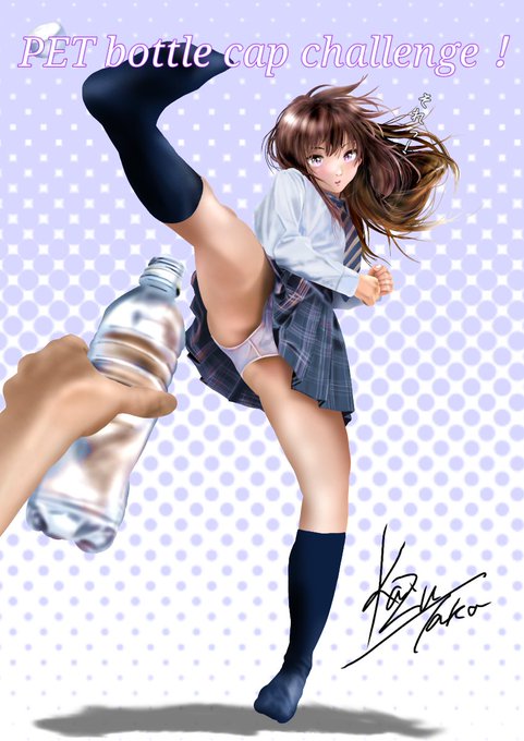 こんばんは～もうすぐ夜・・今日もお疲れ様でした#過去絵を投げて絵を描いた気になろうキャンペーン#これを見た人はぱんつを見せているキャラクターの画像を貼れ 