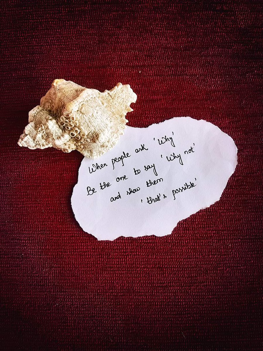 TheAnushreeDash's tweet photo. "Why?" or "Why not?"
Choice is yours!
#TheycallmeNari #womenleadingchange #TEDxSpeaker #genderequalityadvocate #Humanrightsactivist #padwoman #SocialReformer #bethechange https://t.co/ZWBLmoTBdg