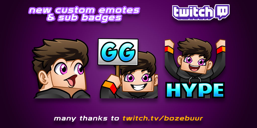 goblinguyFVRR's tweet photo. Minecraft themed emotes made for @TBozebuur 
Thanks for ordering! Sub https://t.co/CyHl2wIBiI

#TwitchEmoteArtist https://t.co/CLh2YdnoA4