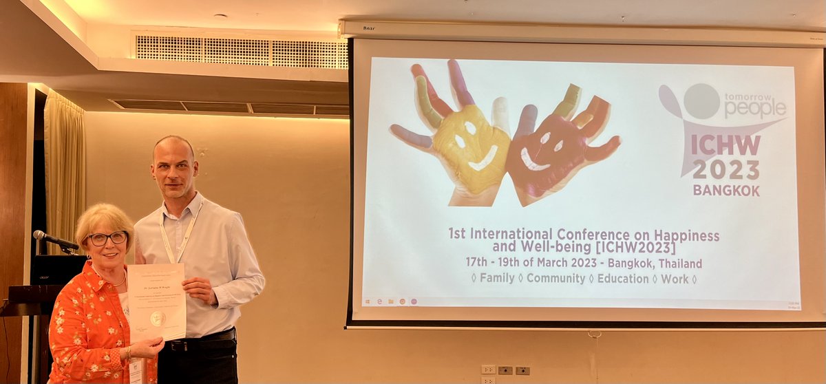 Wonderful experience presenting at the 1st International Happiness/Well-Being Conference in Bangkok, Thailand.  Many perspectives on happiness and suffering.