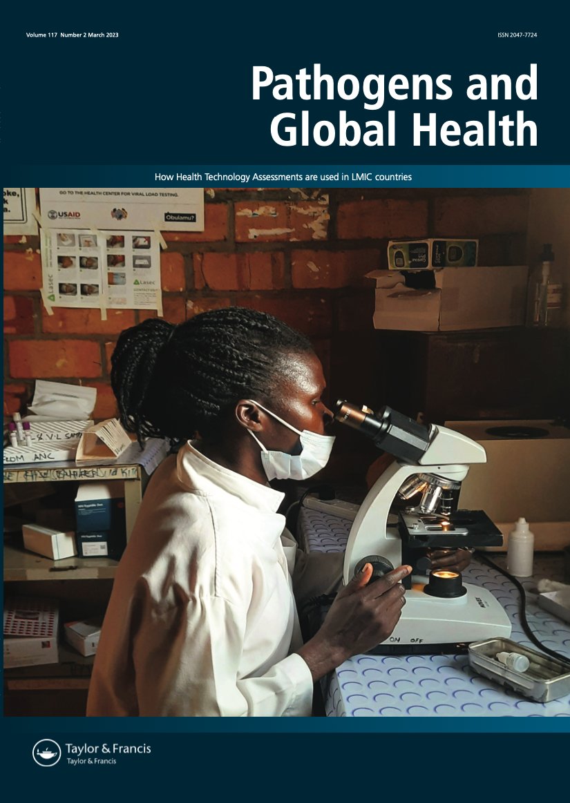 Thrilled to see 'How Least Developed to Lower-Middle Income Countries Use Health Technology Assessment: A Scoping Review', co-authored by HEHTA staff &amp; alumni, is being featured on the cover of this month's Pathogens and Global Health!

Read➡️tandfonline.com/doi/full/10.10…