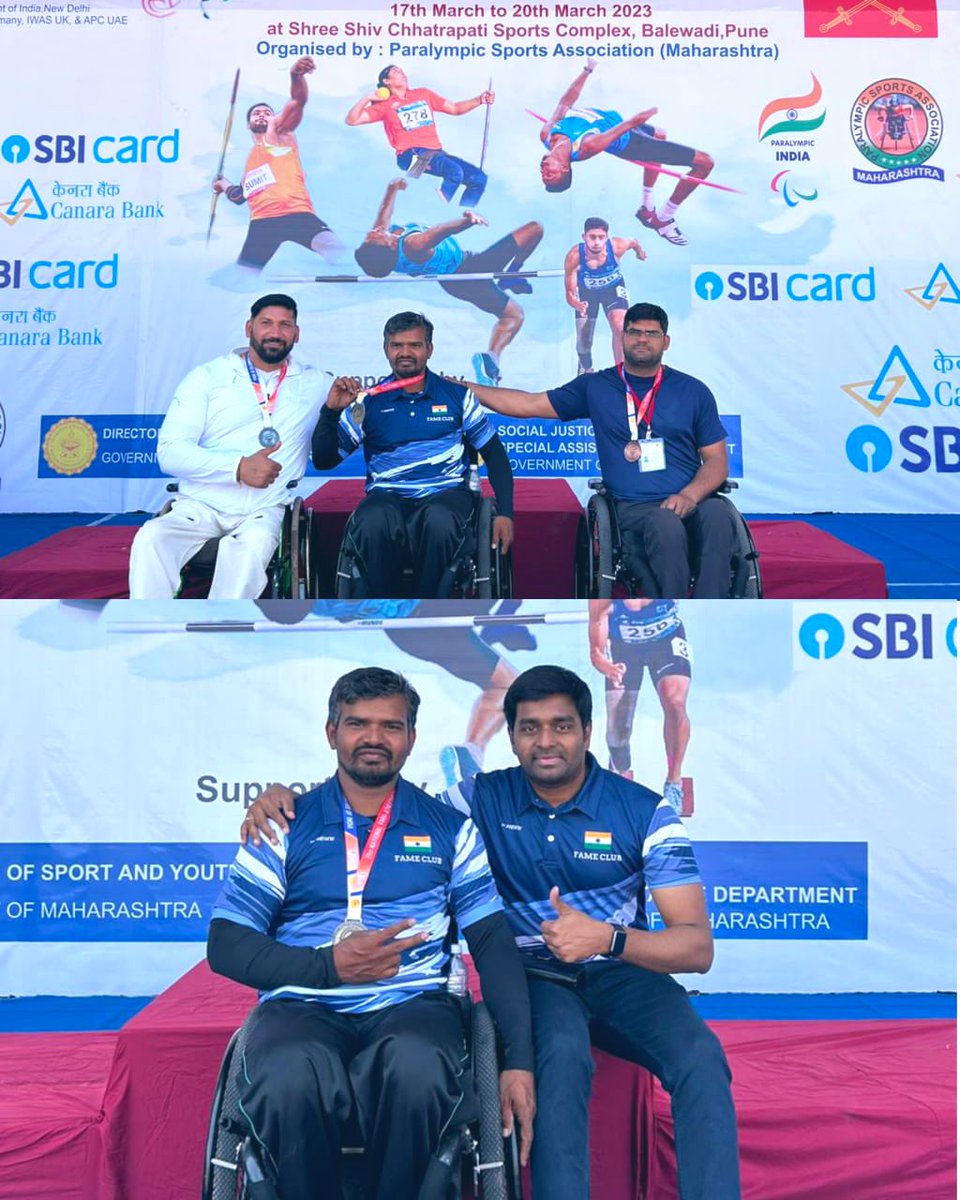 TRBRajaa's tweet photo. Congratulations to our very own Ms Keerthika who has won #Gold🥇in Discus Throw with an awesome new NATIONAL RECORD throw of 9.89 Meters and Thiru Muthuraj who has secured #Gold🥇with a new NATIONAL RECORD in Shot put with a massive throw of 10.19 meters !!! #TNSports @SportsTN_ https://t.co/ZOXQzr4kX6