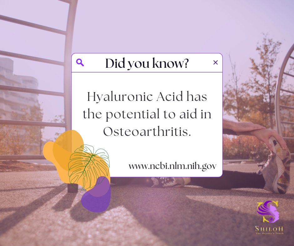 777_Shiloh's tweet photo. Did you know?
Hyaluronic acid has the potential to aid in controlling osteoarthritis and its side effects due to its effectiveness in the trials done by researchers.
https://t.co/aJgZv1F17b
#beauty #health #funfactsdaily #bodycare #shiloh #healthylife #beautycare https://t.co/WiZxCsvzLi