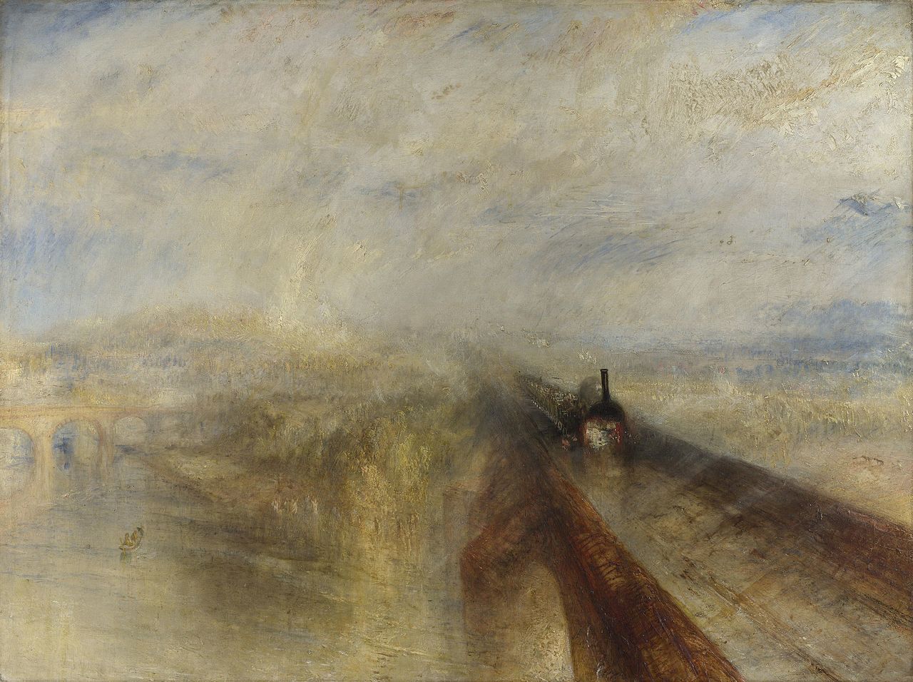 But of all these radicals, Turner was the very first. And, unlike them, he didn't have artistic comp