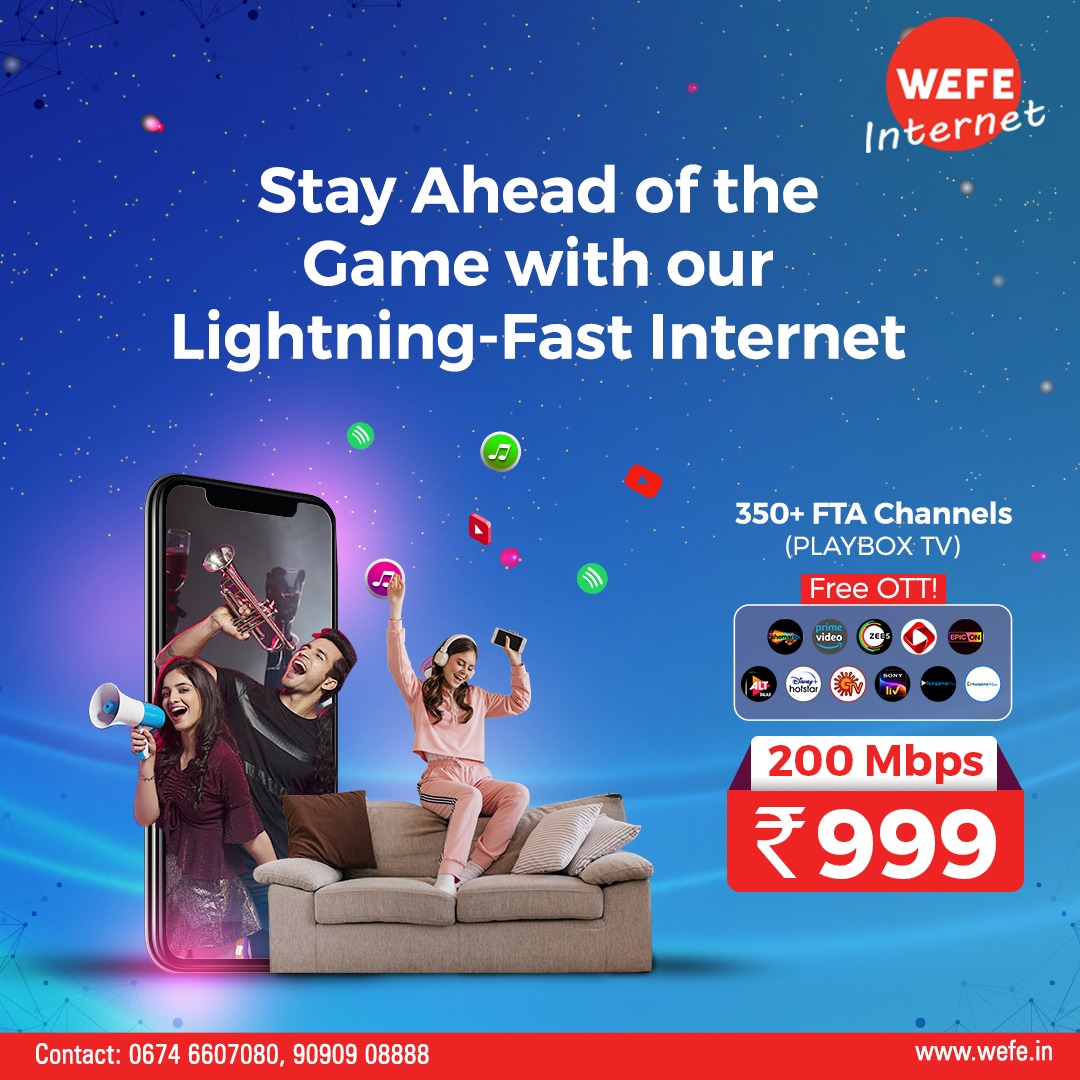 wefeinternet's tweet photo. Surf the Internet at lightning speed with the fastest Internet around. Connect to WEFE today!!
#HighSpeedInternet #AffordablePrice #OnlineConnection #InternetValue #WefeISP #UnlimitedData #FreeOTT #PlayboxTV https://t.co/zkcVHvmBKa