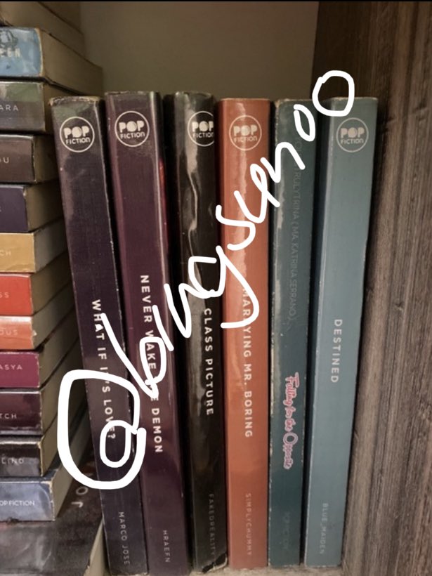 _bingsunoo's tweet photo. wts lfb pre-loved wattpad books

> mint condition
> with plastic covers

> ₱180 (per book; bought these ₱195 each)
> ₱4,200 take all with dimension:dilemma album (complete inclusions with pcs &amp; pob)

• mop: gcash / bpi
• mod: ggx / j&amp;t

# enhypen wattpad sunoo ni-ki https://t.co/MCfeyXcwdG