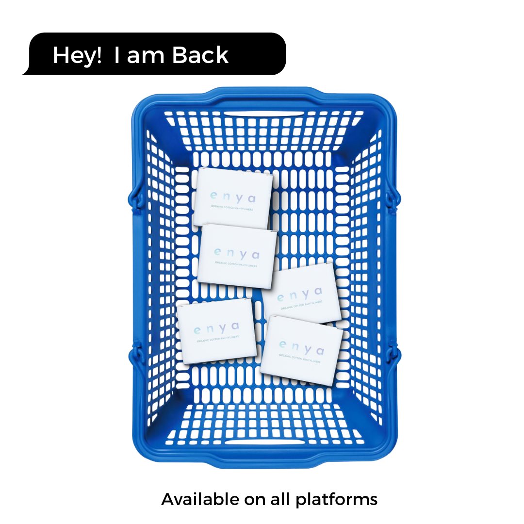 enyawomen's tweet photo. Hello to our beloved customers! We know everyone have been waiting for our pantyliners to be back on all of our online platforms and YES TODAY IS THE DAY! 🙌

Our enya pantyliners are currently BACK IN STOCK on ALL ONLINE PLATFORMS (https://t.co/j2pB6S6kZi, shopee, lazada). https://t.co/HjWn68pDzD