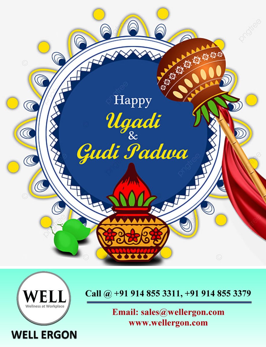 WellErgon's tweet photo. Wish you a happy and prosperous Ugadi and Gudi Padwa. #Happy #ugadi #gudipadwa2023 https://t.co/Y7k3FtB7tt