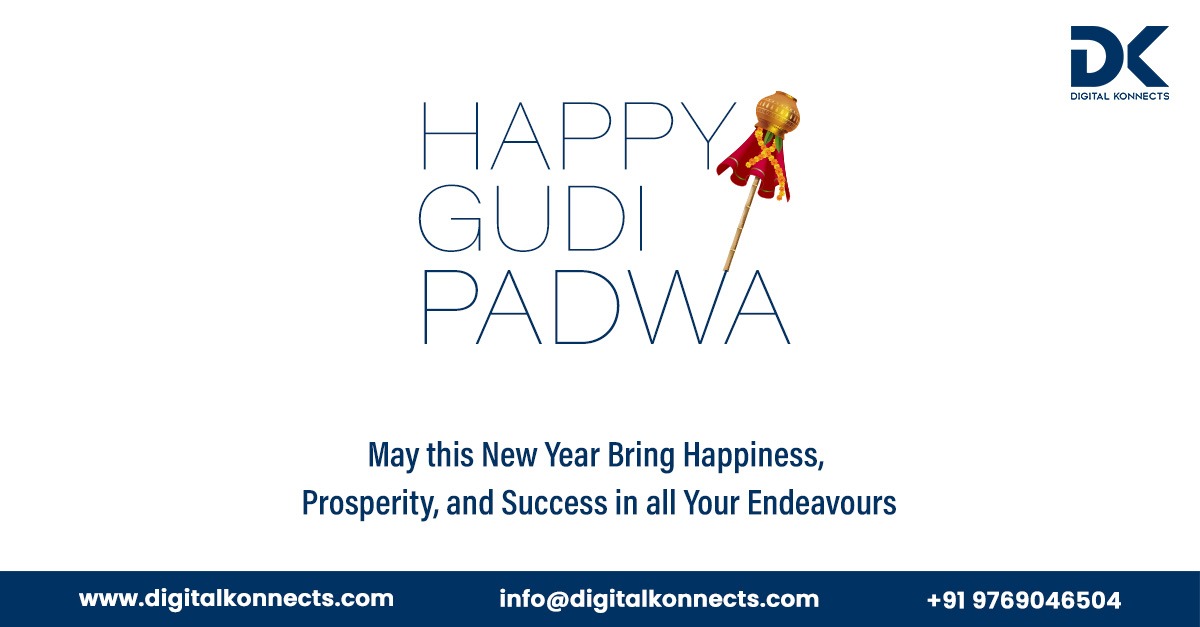 May this New Year Bring Happiness, Prosperity, and Success in all Your Endeavours🍀

Wishing you all a very Happy Gudi Padwa!🙌😇

#digitalkonnects #gudipadwawishes #wishes #success #business #growth #digital #gudipadwaspecial #gudipadwa2023 #gudipadwacelebration #socialmedia
