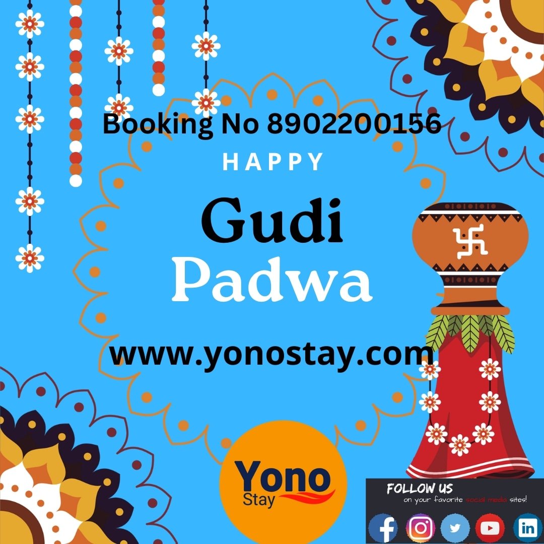 YonoStay's tweet photo. Happy Gudi Padwa 2023

Website- https://t.co/erDp2qih0C 

Call for Booking- 8902200156
#yonostay #gudipadwa2023 #gudipadawa #India #Online #hotels #guest #viral2023 #festival #Travel https://t.co/nh4Q2Rmxnt