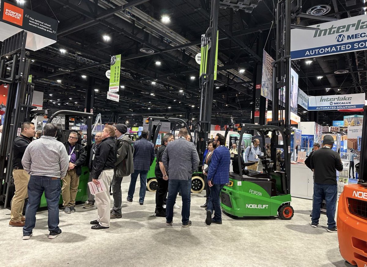 Off the hook without a minute of rest. 

2 more days to kick the tires and see the quality craftsmanship of our equipment at booth S1568. 

#noblelift #promat2023
