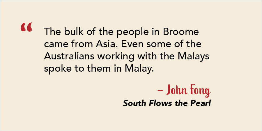 John Fong was born in Broome in 1925, the centre of the world pearling industry at the time. Learn more about his experiences and those of other early Chinese Australians in 'South Flows the Pearl': bit.ly/3wCq7Su #UniversityPress #ChinOzHist #AusHist #ReadUP