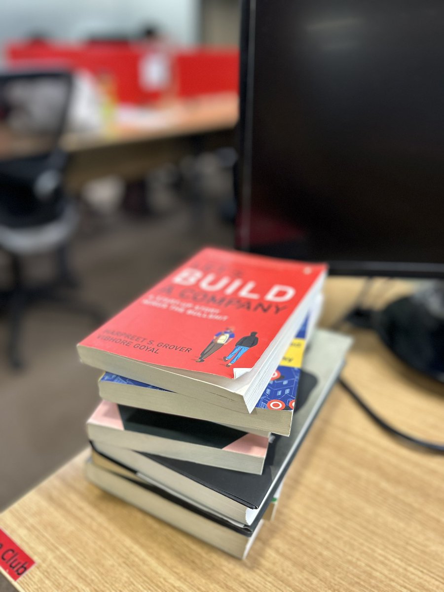 Starting a small library at the <a href="/leapdotclub/">leap.club</a> office. Top of the stack - a startup story that captures the ups and downs of building a company minus the BS by one of our earlier believers <a href="/hsgrover/">Harpreet S. Grover</a>