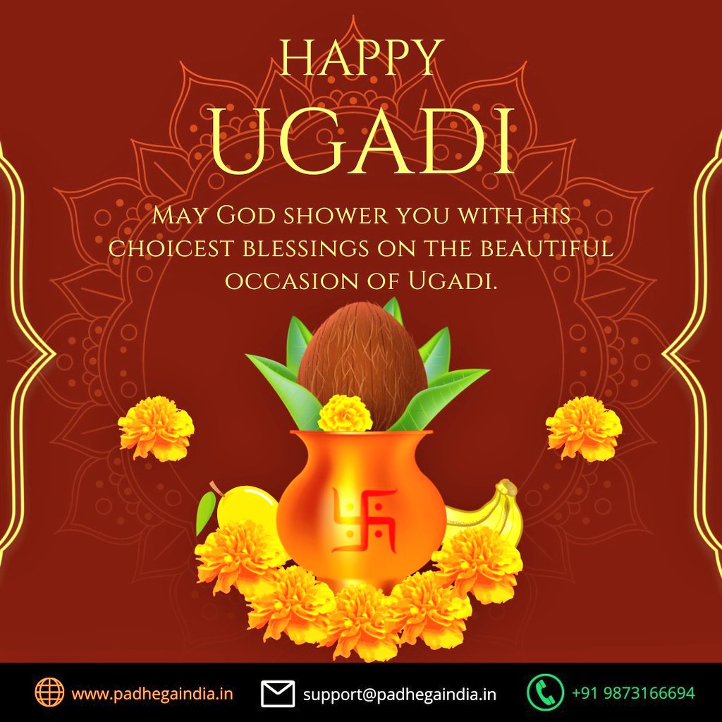 We wish you all a very Happy 
• #ChaitraNavratri / #नवरात्रि
• #HinduNewYear / #हिंदू_नववर्ष
• #GudiPadwa
• #Ugadi
• #SajibuCheiraoba
• #ChetiChand
• #NavrehPoshte
May Maa Durga & Mahadev bless you all with good health, success, strength and prosperity. 
#PIFamily 🙏💮