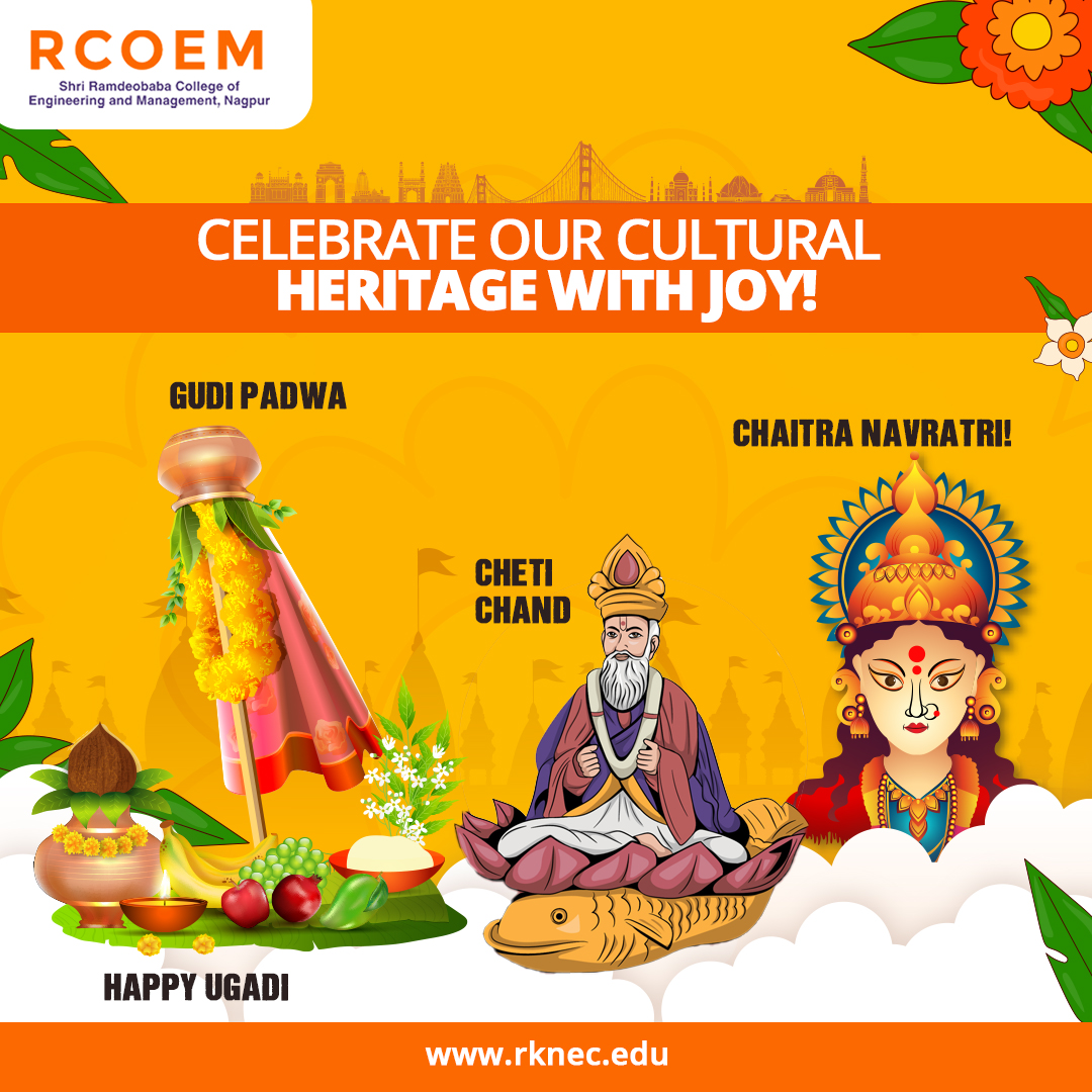 RBU_Official's tweet photo. May the auspicious occasions of #Ugadi, #GudiPadwa, #Cheti Chand, &amp; #ChaitraNavratri bring you endless opportunities to excel &amp; #prosper. Let us #celebrate together with #joy, #gratitude, &amp; hope for a #brighter tomorrow.

https://t.co/R46luKO4OE

#RCOEM #Ugadi2023 #ugadifestival https://t.co/EczuAgENNH