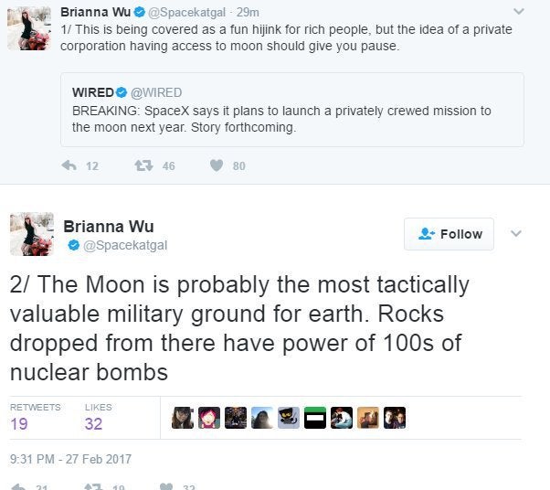 WitchEyeBella's tweet photo. "Ok team we're on the moon preparing to drop nuclear takes."
"Wow that IS a bad one! But how will they know who did it?"
"Don't worry, I've got a logo..." https://t.co/KKKvEkMeUa