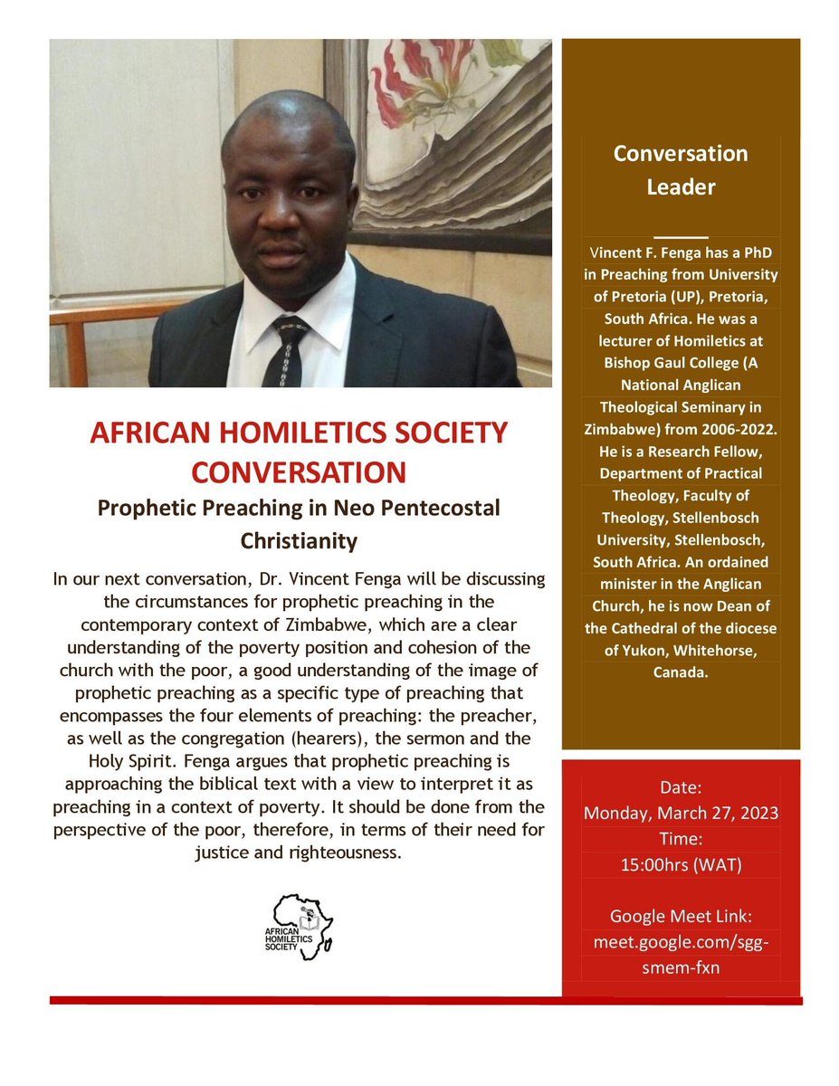African Homiletics Society (@ahsafrica) on Twitter photo 