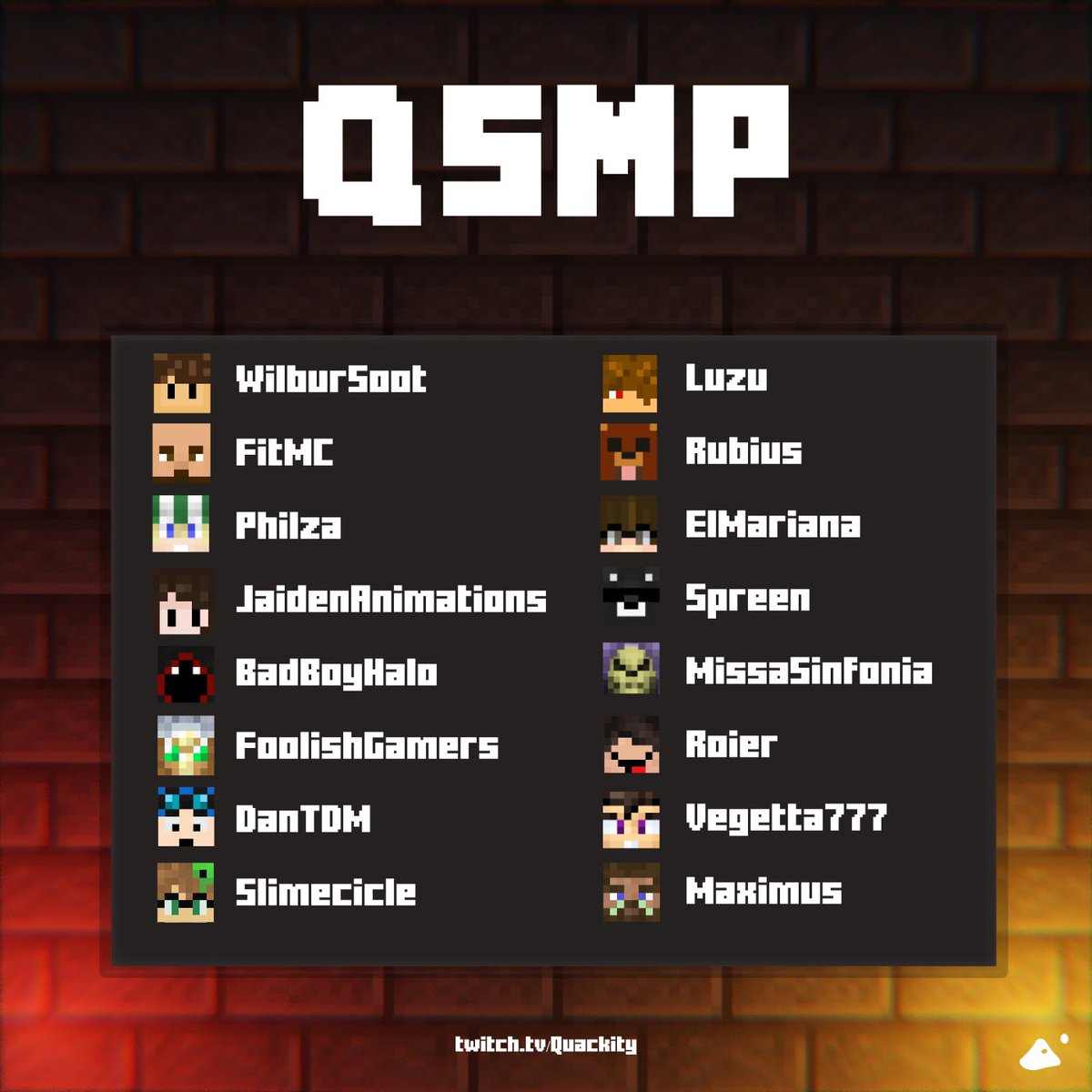 QSMP

BEGINS WEDNESDAY, MARCH 22ND - 1PM PST