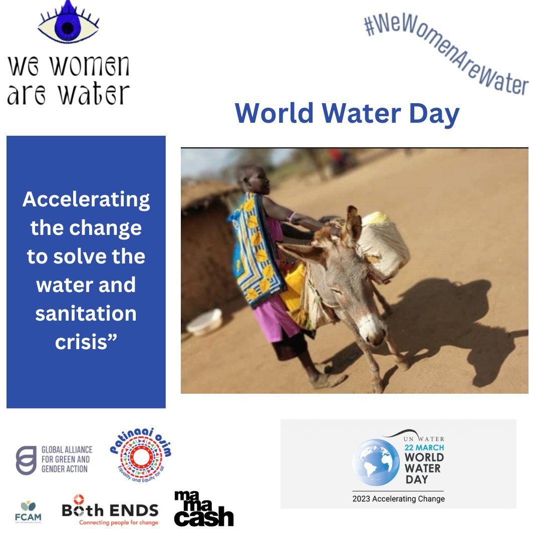 #WorldWaterDay'Accelerating the change to solve the water & sanitation crisis' underlining the vital importance of taking decisive action to address the global water crisis. It is imperative to move beyond the status quo & take swift measures to accelerate change #WeWomenAreWater
