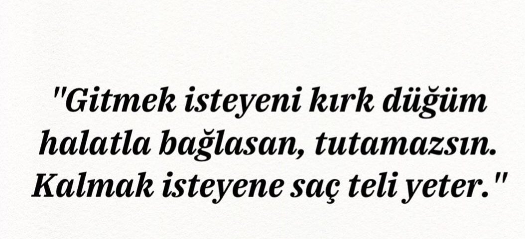 Gidene yol yakışır...