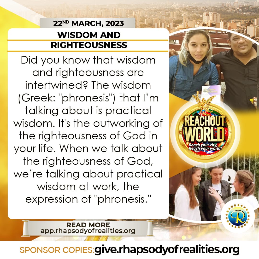 Rhapsody of Realities Daily Devotional on Twitter "ROR 𝐓𝐨𝐝𝐚𝐲! 🤗 http//app.rhapsodyofrealities