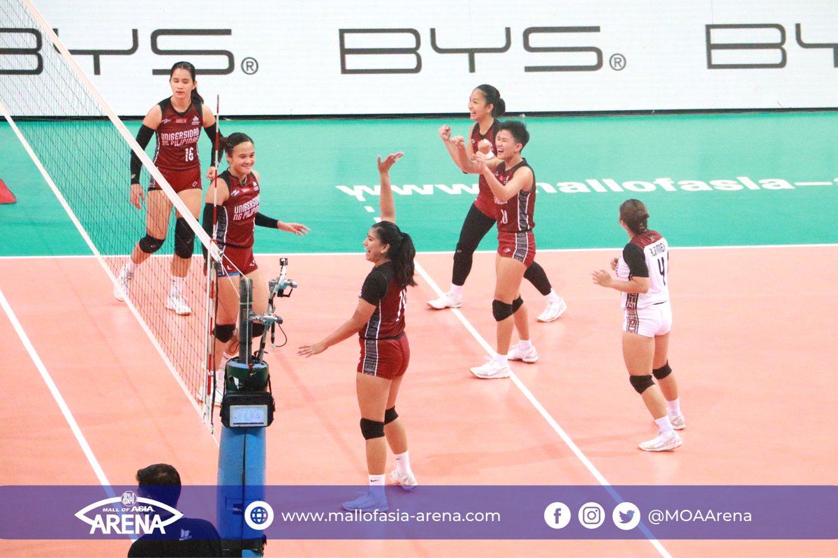MOAArena's tweet photo. #UAAPSeason85 Women’s Volleyball

FINAL SET SCORE: AdU 25 - UP 23

#RiseAsOne
#UAAPS85AtMOAArena
#ArenaSafe
#ChangingTheGameElevatingEntertainment https://t.co/hZrwflgG5Q