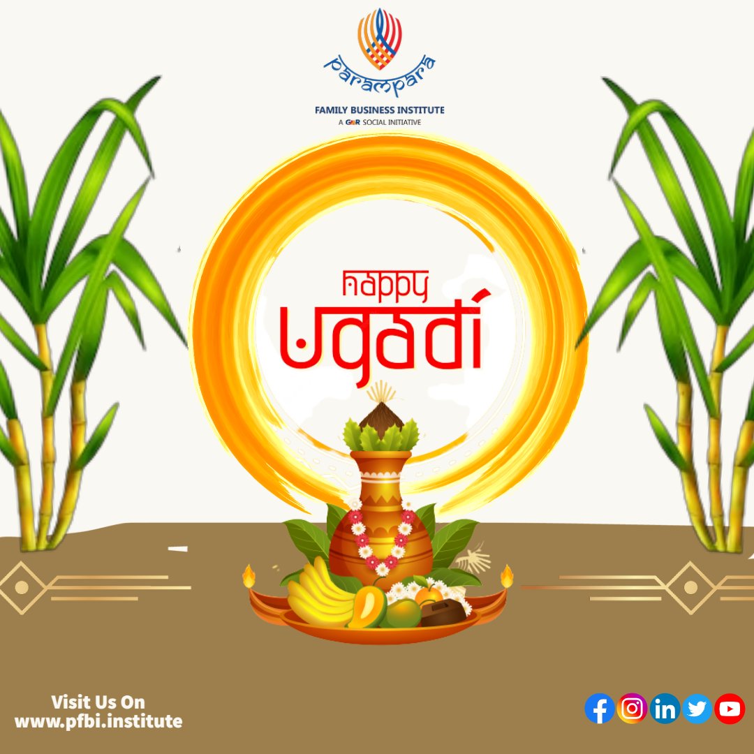 PFBIInstitute's tweet photo. May this New Year bring you renewed courage and hope to realize your dreams. Happy Ugadi.
#Ugadi2023 #familybusiness #PFBI #PFBI_Wishes https://t.co/ycc7isLnBq