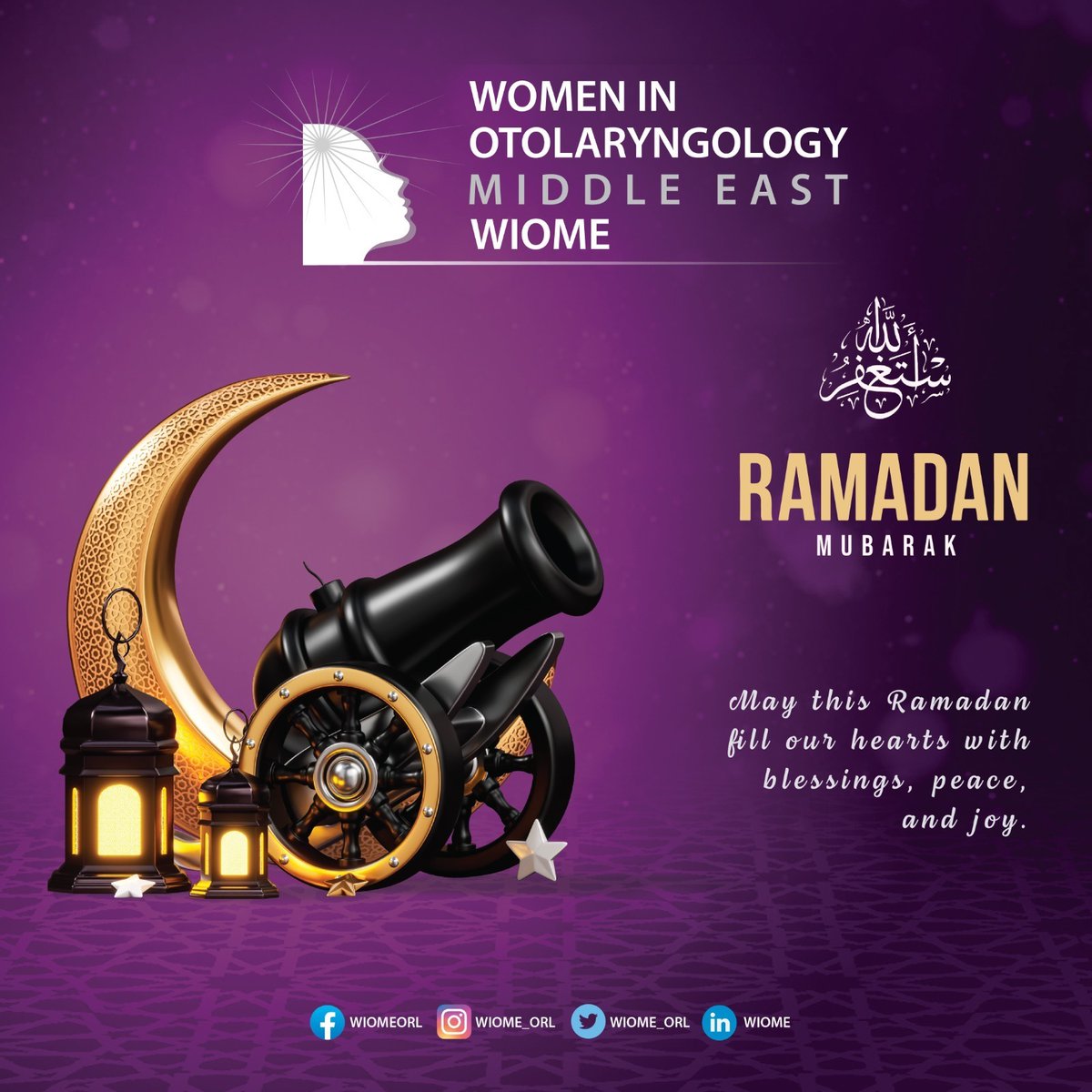 WIOME_ORL's tweet image. Hey there, WIOME community! As #Ramadan approaches, let's come together to spread blessings and happiness. #WIOME is dedicated to supporting women in #otolaryngology in the Middle East, and we couldn't be more proud. Join us this season and let's fill our hearts with positivity!
