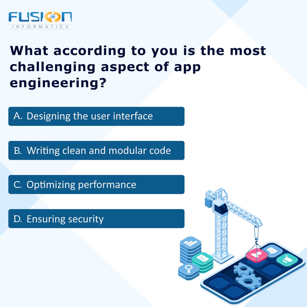 fusionlnfo's tweet image. App engineering involves a complex set of processes that require attention to detail and expertise. 
What according to you is the most challenging aspect of app engineering?
Share your thoughts with us in the comments below! 
#appengineering #challenges #tech  #technology