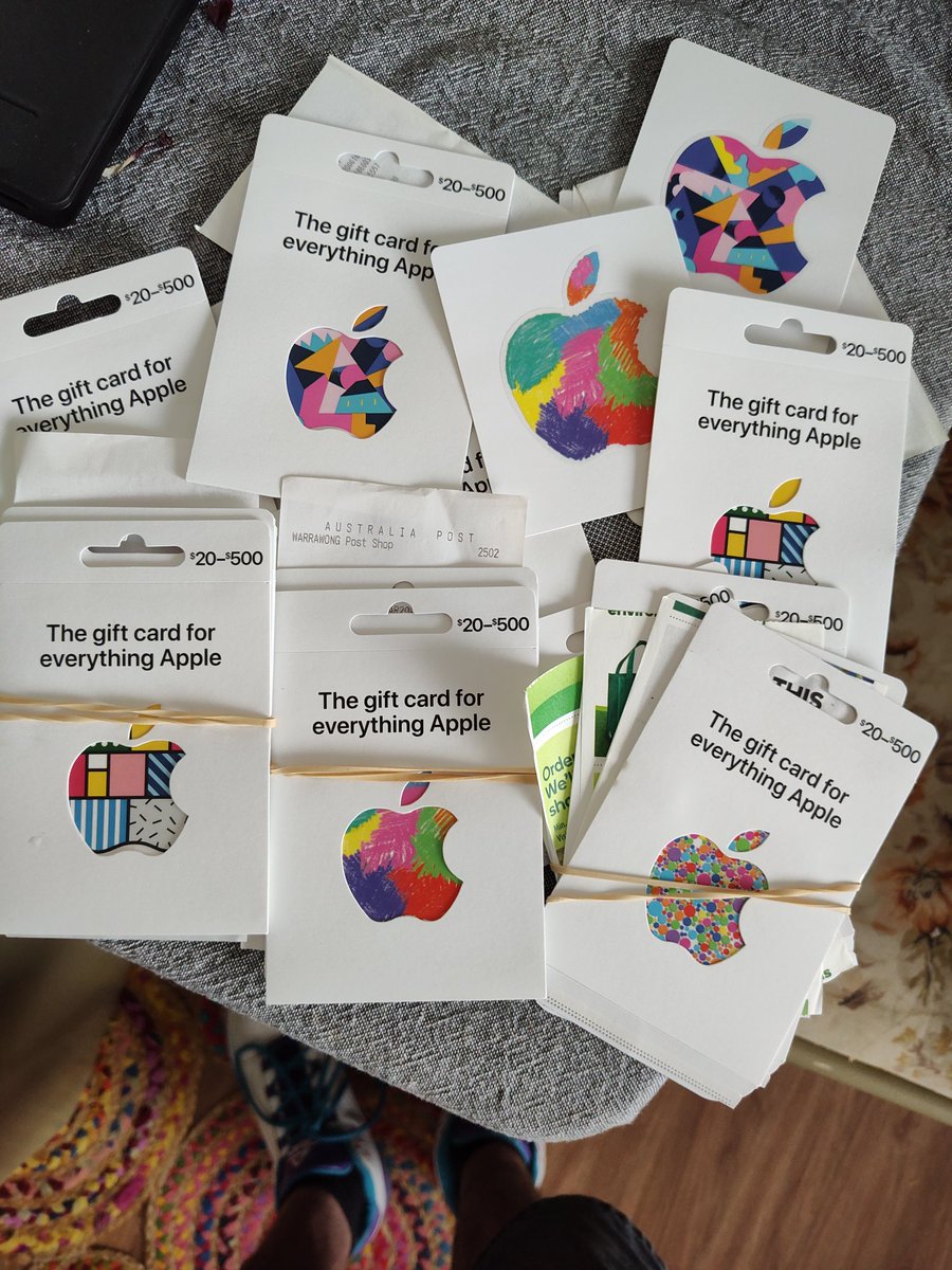 When you find all the used gift cards from when your mother with dementia was scammed &amp; go through them hoping at least one hasn't been cashed....