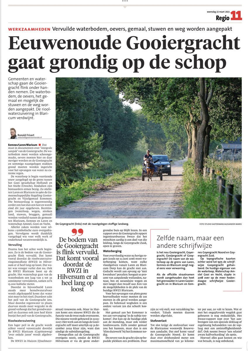 PeterSmitAGV's tweet photo. Als initiatiefnemer in 2019 voor mini-gebiedsakkoord Gooiergracht trots dat we hier staan! Alles in 1 keer toekomstrobuust samen met de BEL-gemeenten. @waterschapagv klaar voor “schep in de grond” begin 2025. Met vertrouwen wel samen uit, samen thuis met gemeenten als voorwaarde. https://t.co/p7I8giiBG5