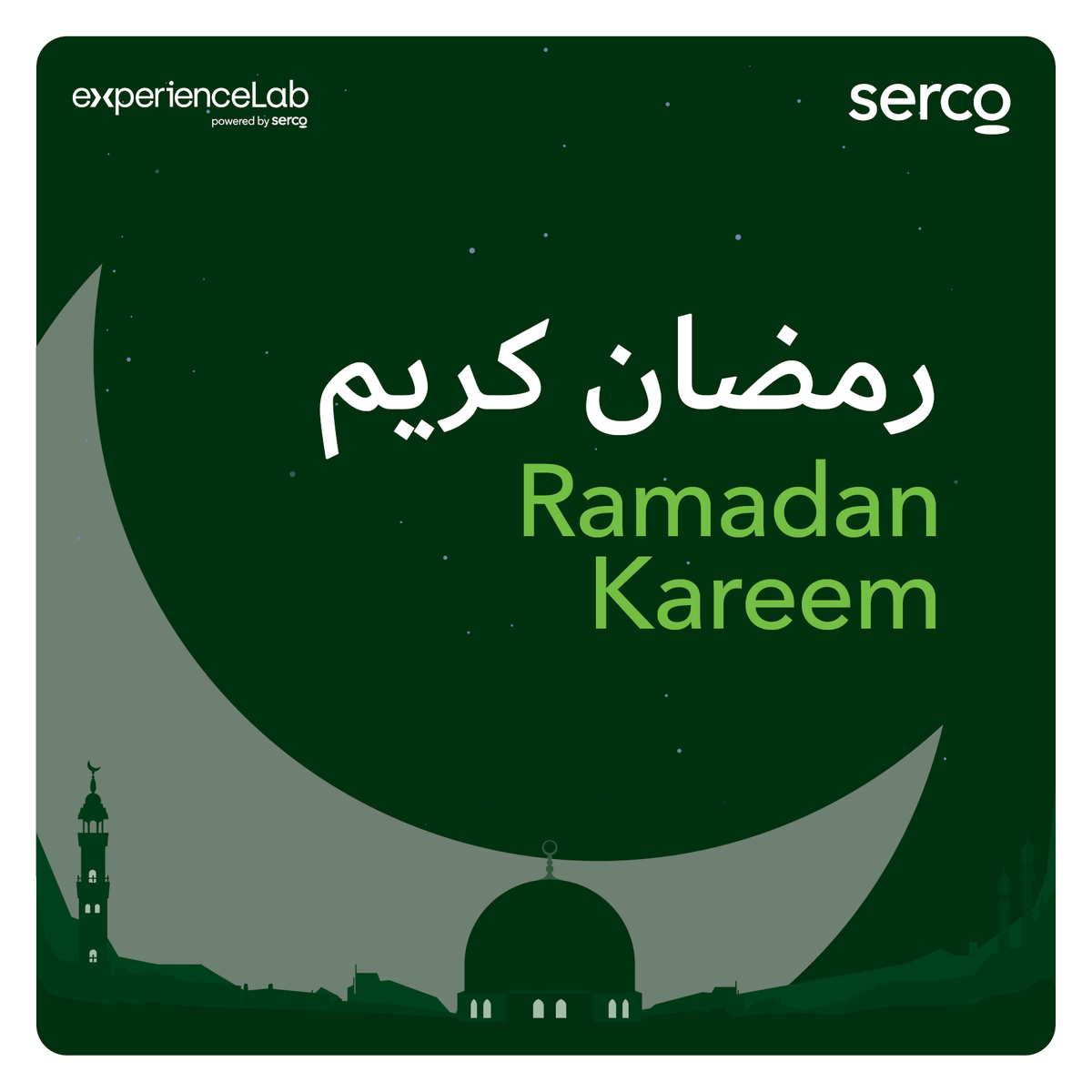 SercoMiddleEast's tweet photo. As the month of Ramadan approaches, we extend our warmest wishes to all who celebrate. May this special time be filled with love, kindness and joy. Ramadan Kareem! 

#Ramadan #RamadanKareem #Serco https://t.co/cTLiTAlQMH