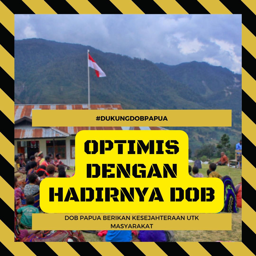 riskile08216142's tweet photo. Pembentukan DOB merupakan salah satu perwujudan komitmen Pemerintah untuk meningkatkan kesejahteraan dan perekonomian di Papua. Upaya ini juga untuk mempercepat pembangunan di Papua.

#PapuaIndonesia, #YukBangunPapua, #DOBuntukPapua, #DOBPapua, #PapuaSejahtera https://t.co/PDCrIkDXY2