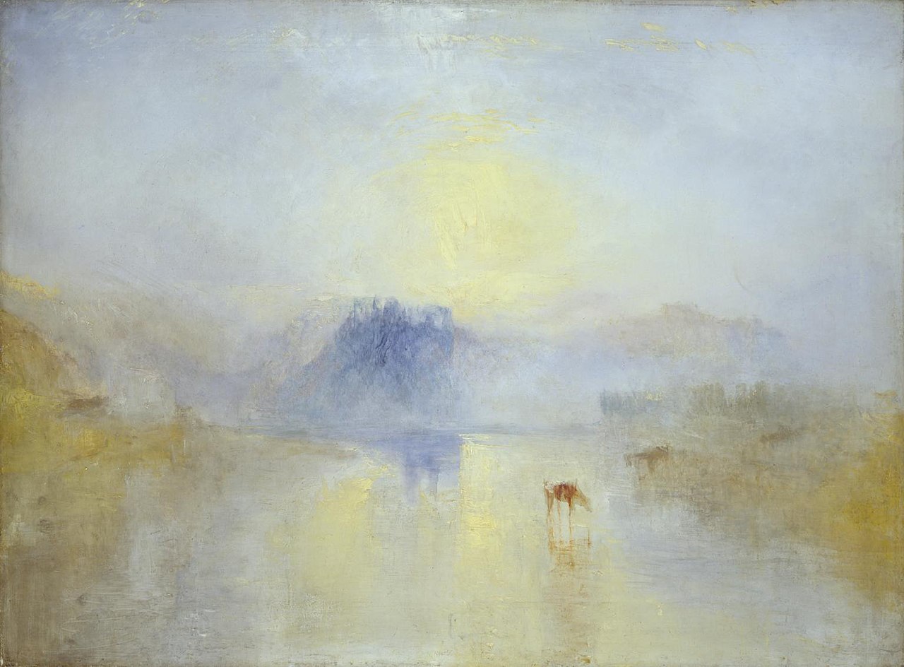 And yet Turner once said of Ruskin:

"He knows a great deal more about my pictures than I do; he put