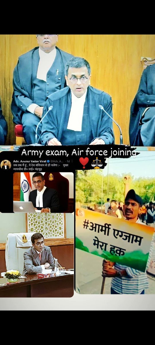 StylishhikuAmi1's tweet photo. #DYChandrachud 
#DYChandrachudBestCJI 
#JusticeForDefenceStudents
मनानी सुप्रीम कोर्ट के सीजीआई sir, निवेदन करना चाहता हूं सर हम 2 साल से हमारी पेंडिंग  सेना भर्ती , अब 3 साल हो चुके हैं सरकार ने Covid 19 के नाम पर हमारी भारती को रद्द कर दिया , please सर हमारी सेना भर्ती 😭😭 https://t.co/zc7bjW3gsy