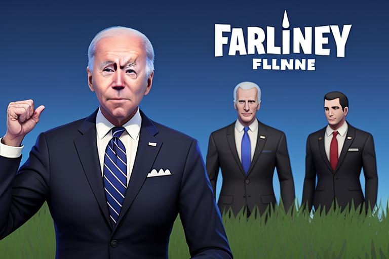 bit_fx's tweet photo. AI is a blessing (or a curse, depending on your view)
Prompt: "Joe biden in fortnite" https://t.co/XKdWQXCcth