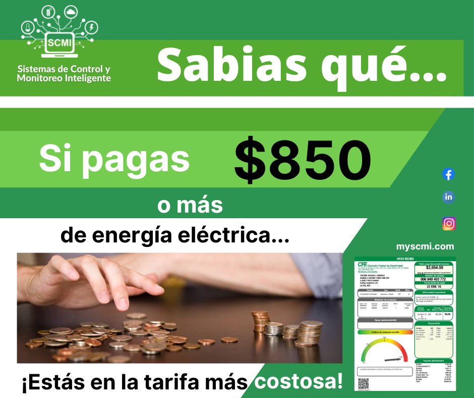 mySCMI's tweet image. ¿Tu consumo de energía es elevado?
Instalando paneles solares puedes reducir tu consumo de energía, logrando acceder a tarifas de menor costo.
Contáctanos: 33 2033 0681
33 3285 0678
#Sistemasdecontrol #scmi #aireacondicionado #panelsolar #AhorroDeEnergía
