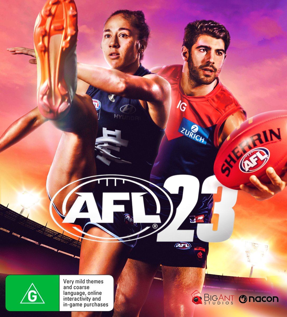 Covered it 🎮 Pre-order #AFL23 now: bigant.com/afl23retailers Released officially April 13.