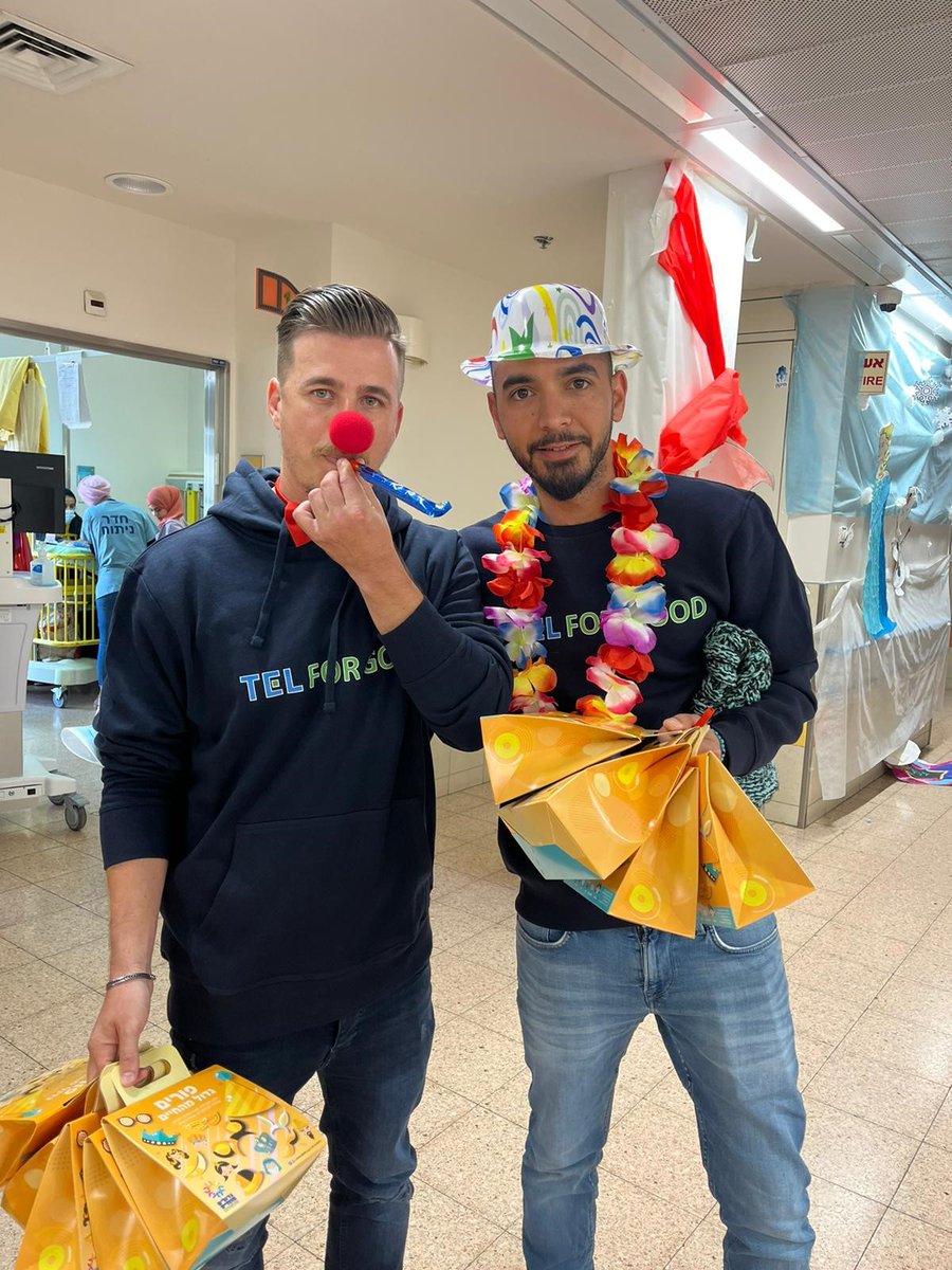 TokyoElectronEU's tweet image. #TEL Israel office celebrated a week of Purim, a traditional Jewish celebration with local people dressing in costumes and giving food and sweets.   Twenty employees  visited two local children’s hospitals and donated chocolate boxes to sick children.  
#TELFORGOOD