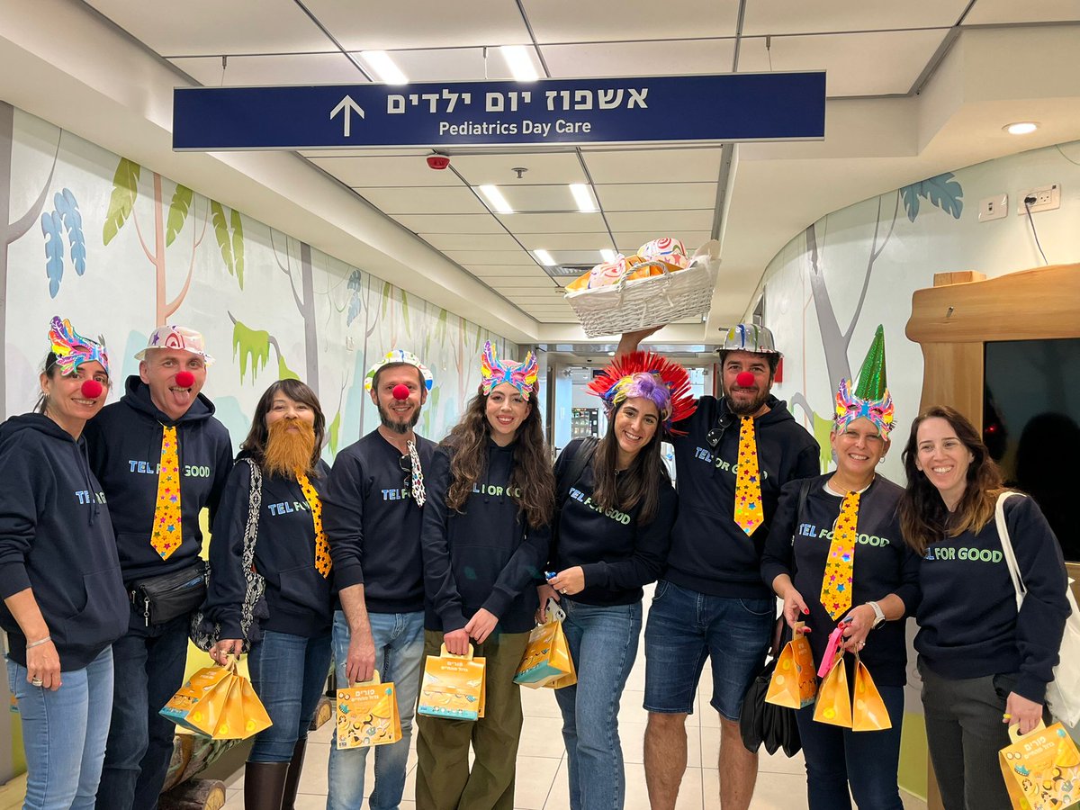 TokyoElectronEU's tweet image. #TEL Israel office celebrated a week of Purim, a traditional Jewish celebration with local people dressing in costumes and giving food and sweets.   Twenty employees  visited two local children’s hospitals and donated chocolate boxes to sick children.  
#TELFORGOOD