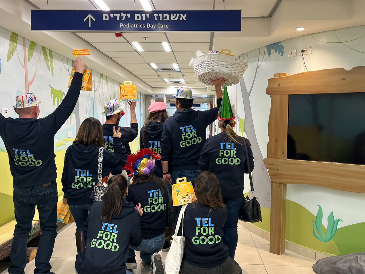 TokyoElectronEU's tweet image. #TEL Israel office celebrated a week of Purim, a traditional Jewish celebration with local people dressing in costumes and giving food and sweets.   Twenty employees  visited two local children’s hospitals and donated chocolate boxes to sick children.  
#TELFORGOOD