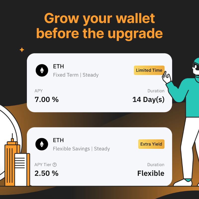 Bybit_Official's tweet photo. 🧳 Get ready for the upcoming Ethereum Shanghai Upgrade with these 4 essential steps!
Read how you can make the most out of the upgrade here: https://t.co/UqQD9kdyWh
#Bybit #TheCryptoArk #NextLevelOpportunities