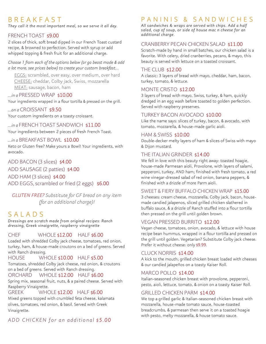 wildflouronmain's tweet photo. #ourmenu #marchmenu #march2023 #spring #claremore #lilacdistrict https://t.co/JfzUmzb7It